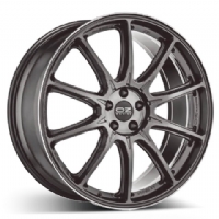 OZ Hyper XT HLT 9"X22-5/112  ET35 Star Graphite Diamond Lip (950 Kg)